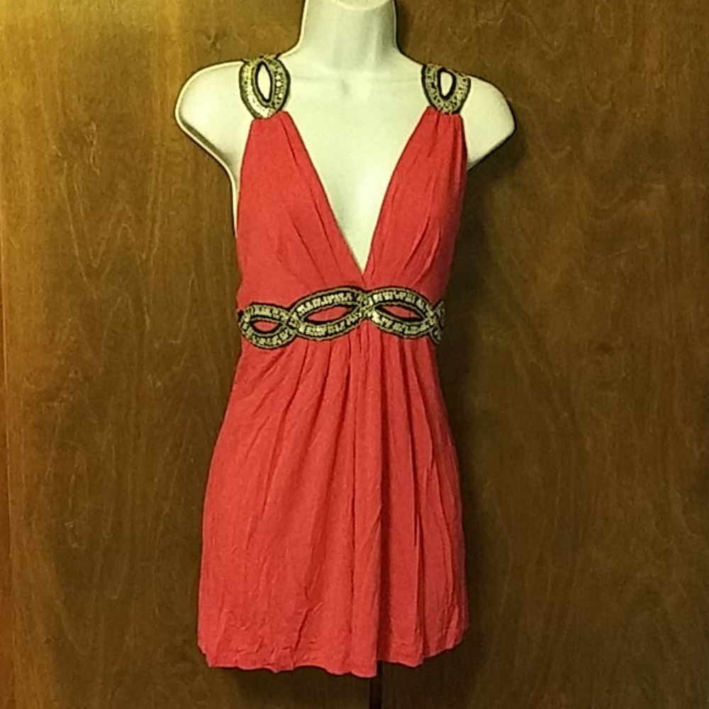 NWT TART FUSHCIA MODEL SEQUIN TOP